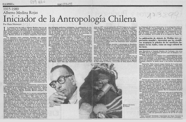 Iniciador de la antropología chilena