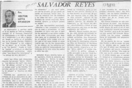 Salvador Reyes  [artículo] Héctor Leiva Oyarzún.