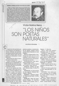"Los niños son poetas naturales"  [artículo] Ana María Güiraldes.