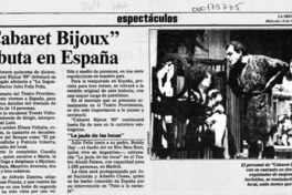 "Cabaret Bijoux" debuta en España