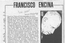 Francisco Encina  [artículo].