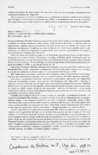 Origen y ascenso de la burguesía chilena  [artículo] Cristián Gazmuri Riveros.