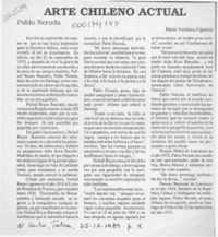 Arte chileno actual  [artículo] María Verónica Figueroa.