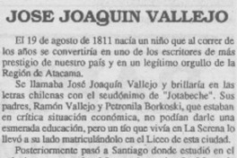 José Joaquín Vallejo