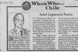 Ariel Leporatti Parra  [artículo].