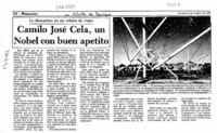 Camilo José Cela, un Nobel con buen apetito  [artículo].