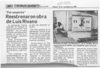 Reestrenaron obra de Luis Rivano  [artículo].