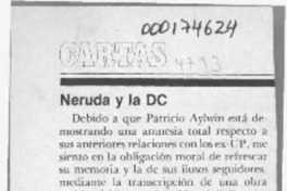 Neruda y la DC  [artículo] Eugenio Rodríguez M.