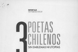 3 poetas chilenos  [artículo] Francisco Mouat.