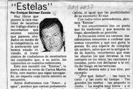 "Estelas"  [artículo] Enrique Skinner Zavala.