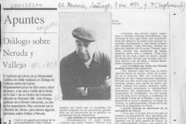 Diálogo sobre Neruda y Vallejo  [artículo].