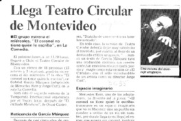 Llega Teatro Circular de Montevideo  [artículo].