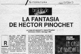 La fantasía de Héctor Pinochet  [artículo] José Miguel Varas.