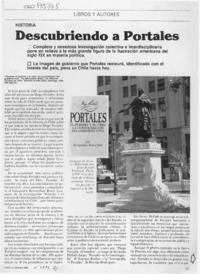 Descubriendo a Portales  [artículo] Rafael A. López F.