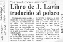 Libro de J. Lavín traducido al polaco  [artículo].