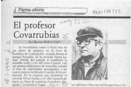 El profesor Covarrubias  [artículo] Marino Muñoz Lagos.
