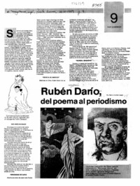 Rubén Darío, del poema al periodismo  [artículo] Marino Muñoz Lagos.