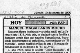 Manuel Magallanes Moure  [artículo] Fap.