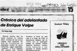 Crónica del Adelantado, de Enrique Volpe  [artículo] Nadya Rojo.