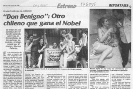 "Don Benigno", otro chileno que gana el Nobel  [artículo].