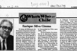 Enrique Silva Cimma  [artículo].