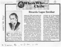 Ricardo Lagos Escobar  [artículo].