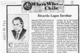 Ricardo Lagos Escobar  [artículo].