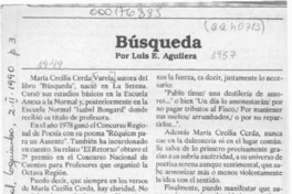 Búsqueda  [artículo] Luis E. Aguilera.
