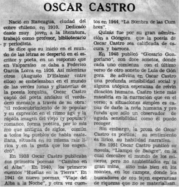Oscar Castro