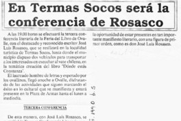En Termas Socos será la conferencia de Rosasco  [artículo].