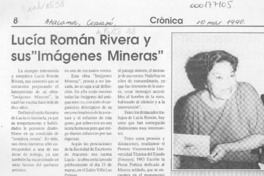 Lucía Román Rivera y sus "Imágenes mineras"  [artículo].