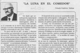 "La luna en el comedor"  [artículo] Orlando Gutiérrez Salinas.