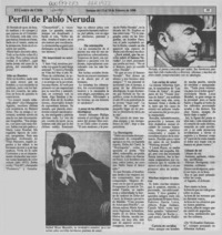 Perfil de Pablo Neruda