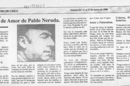 Cartas de amor de Pablo Neruda  [artículo] Julia Núñez V.