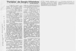 "Portales" de Sergio Villalobos  [artículo] Héctor Miranda.