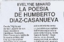 La Poesía de Humberto Díaz-Casanueva