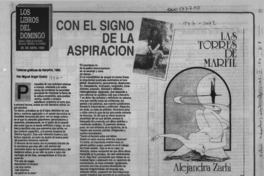 Con el signo de la aspiración  [artículo] Miguel Angel Godoy.
