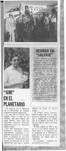 "Ami" en el planetario  [artículo].