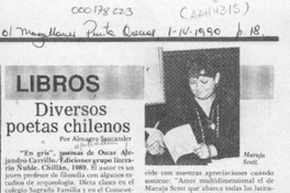 Diversos poetas chilenos  [artículo] Almagro Santander.