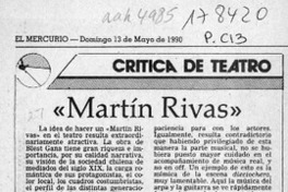 "Martín Rivas"  [artículo] Carola Oyarzún L.