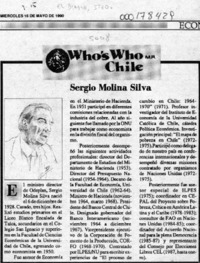 Sergio Molina Silva  [artículo].