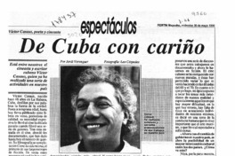 De Cuba con cariño  [artículo] Jordi Verenguer.