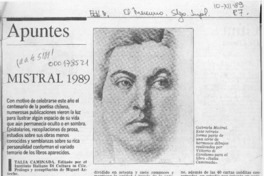 Mistral 1989  [artículo].