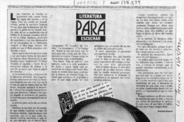 Literatura para escuchar  [artículo] Patricia Guerra.
