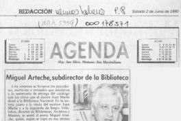 Miguel Arteche, subdirector de la Biblioteca  [artículo].