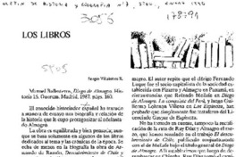 Diego de Almagro  [artículo] Sergio Villalobos R.