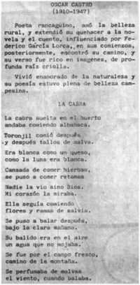 Poetas chilenos de nuestro siglo