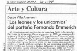 "Los leones y los unicornios" del porteño Fernando Emmerich