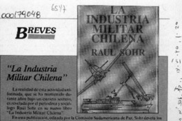 "La Industria militar chilena"  [artículo].