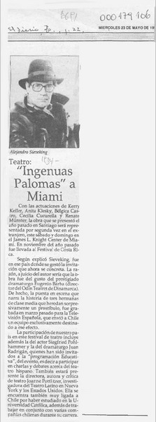 "Ingenuas palomas" a Miami  [artículo].